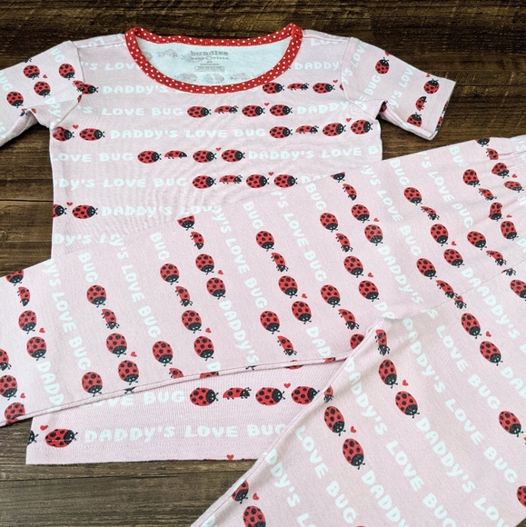 The Children's Place Pink Ladybug Pajamas